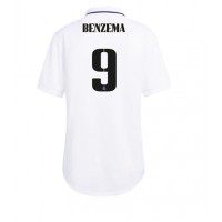 Real Madrid Karim Benzema #9 Hjemmebanetrøje Dame 2022-23 Kortærmet